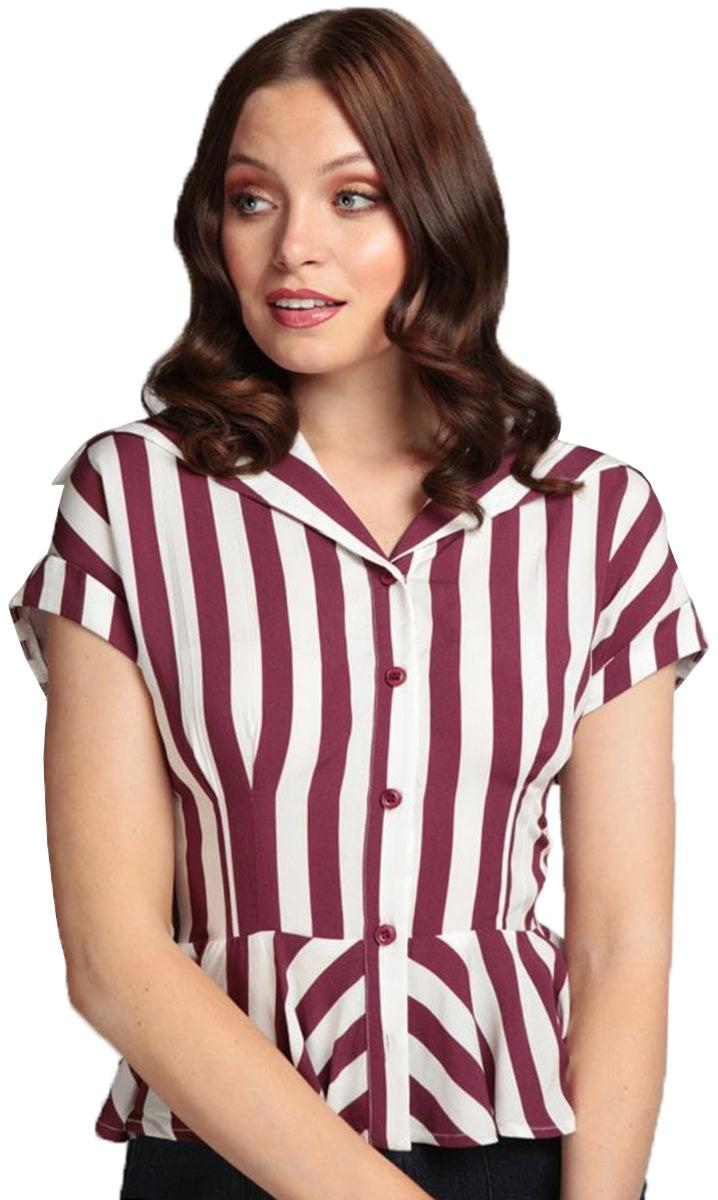 Collectif_JUDY_DECKCHAIR_STRIPE_Vintage_STREIFEN_Kurzarm_Peplum_BLOUSE_Bluse-1LIHXMD39XwhFL