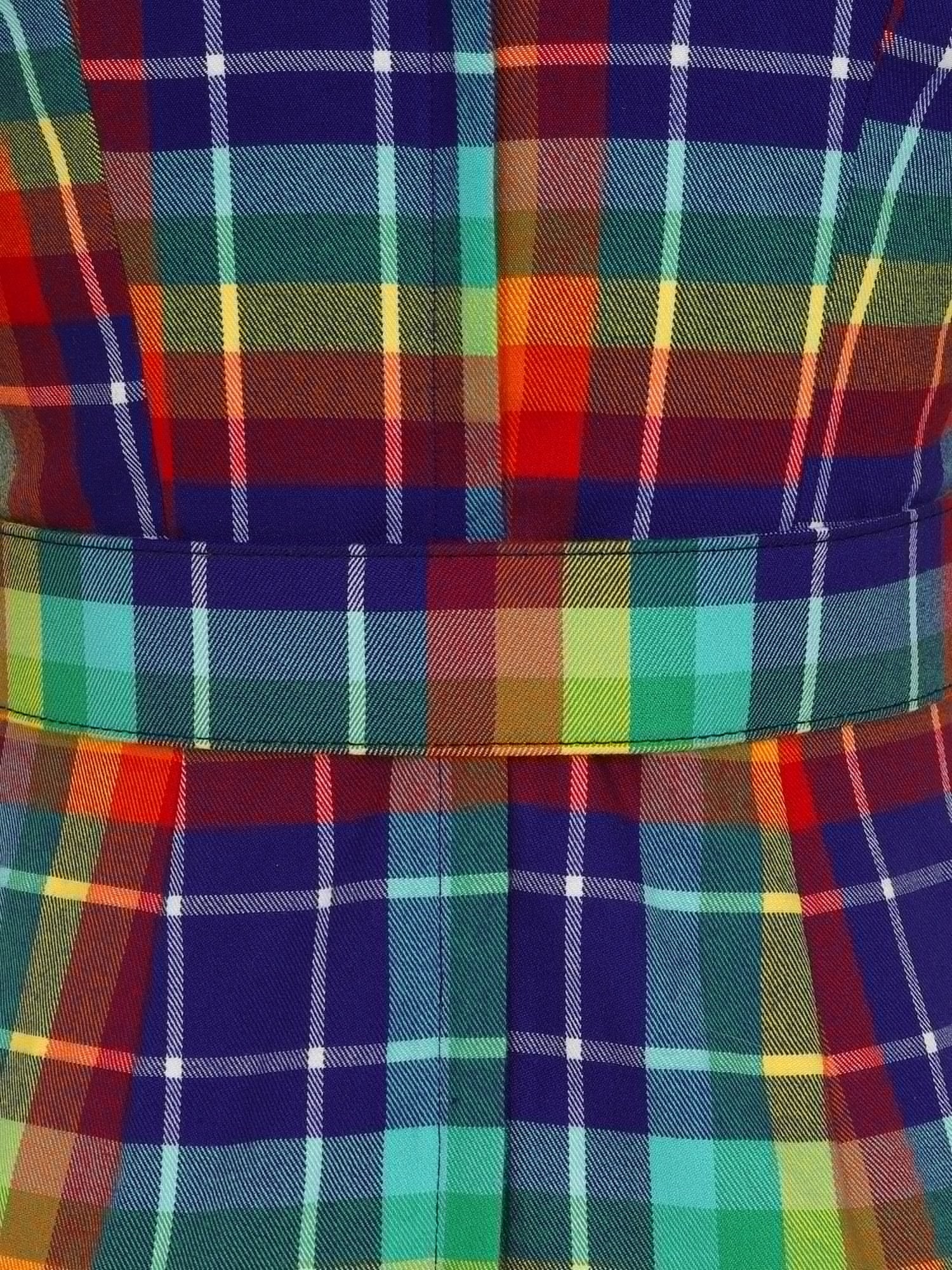 Collectif_JUNE_Rainbow_Check_TARTAN_Karo_Halbarm_PENCIL_DRESS_Bleistiftkleid_killer_kirsche_8