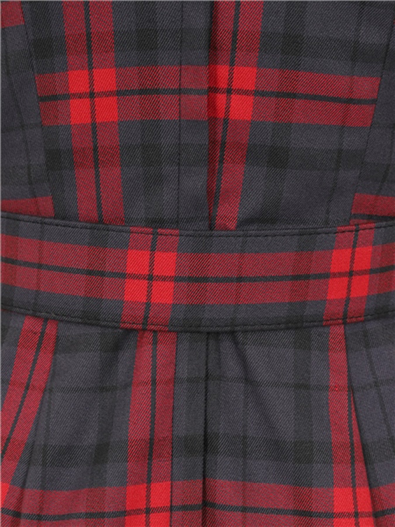 Collectif_JUNE_SMOKY_Check_TARTAN_Karo_Halbarm_PENCIL_DRESS_Bleistiftkleid_killer_kirsche_5