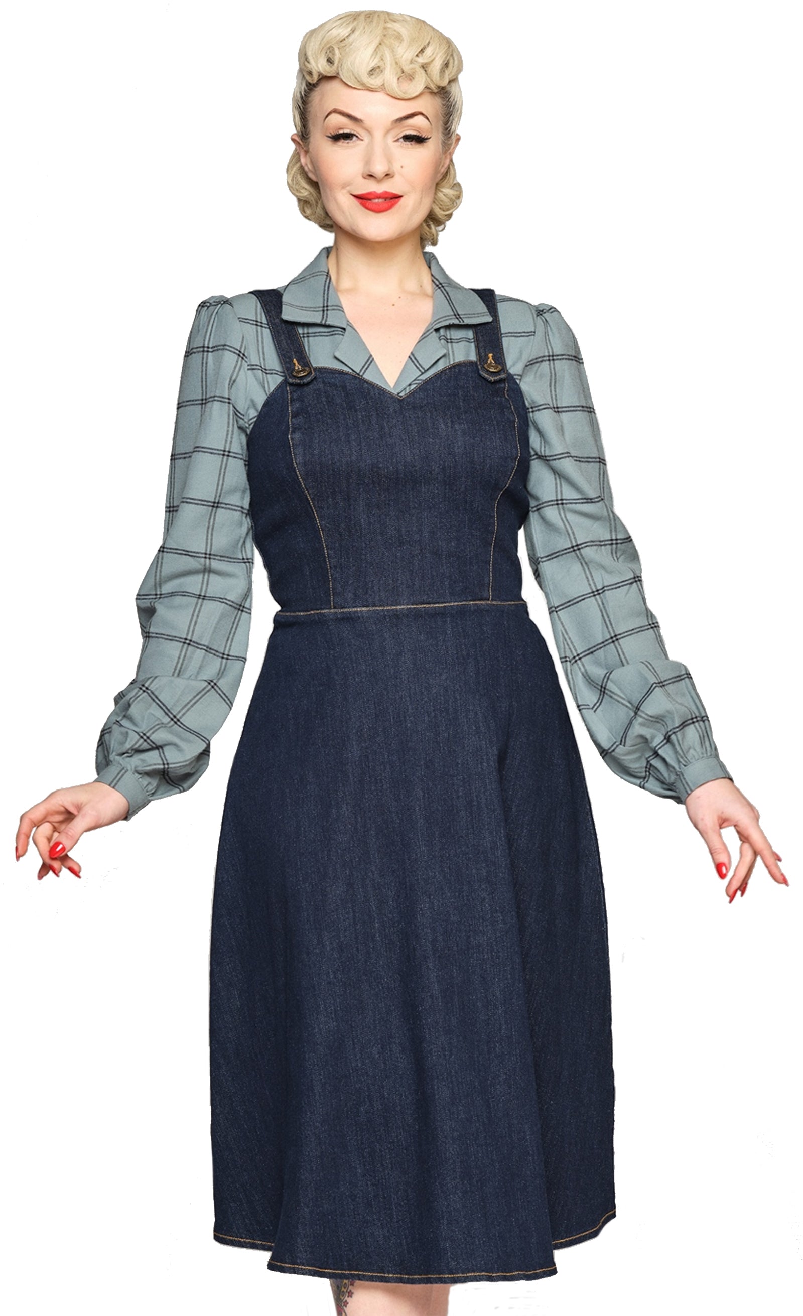 Collectif_JUPITER_DENIM_Pinafore_Vintage_Traeger_Jeanskleid__Swing_Dress-7qovebchsFVhqt