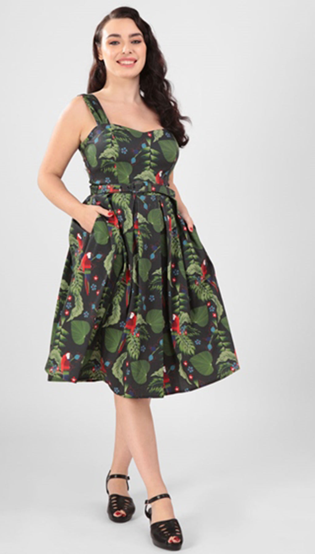 Collectif_Jill_Parrot_Paradise_ARA_Papagei_Vintage_50s_Traeger_SWING_DRESS_Kleid_killer_kirsche_3T4h2J5dIKZdlZ