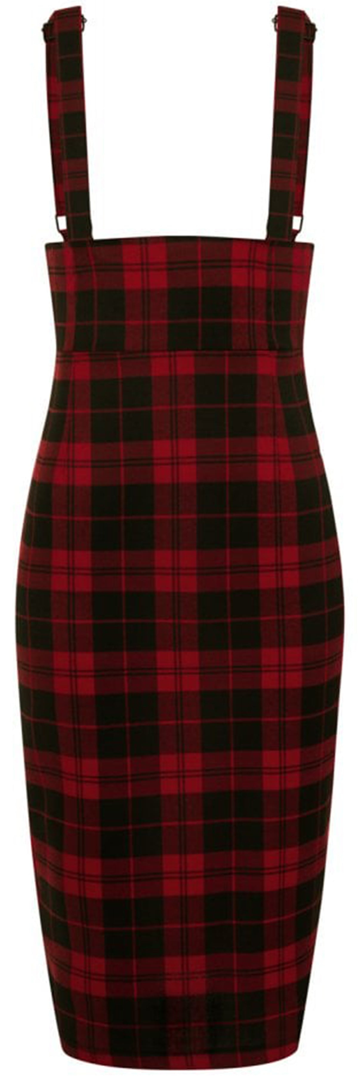 Collectif_KAREN_REBEL_Check_TARTAN_Suspenders_PENCIL_Skirt_ROCK-2