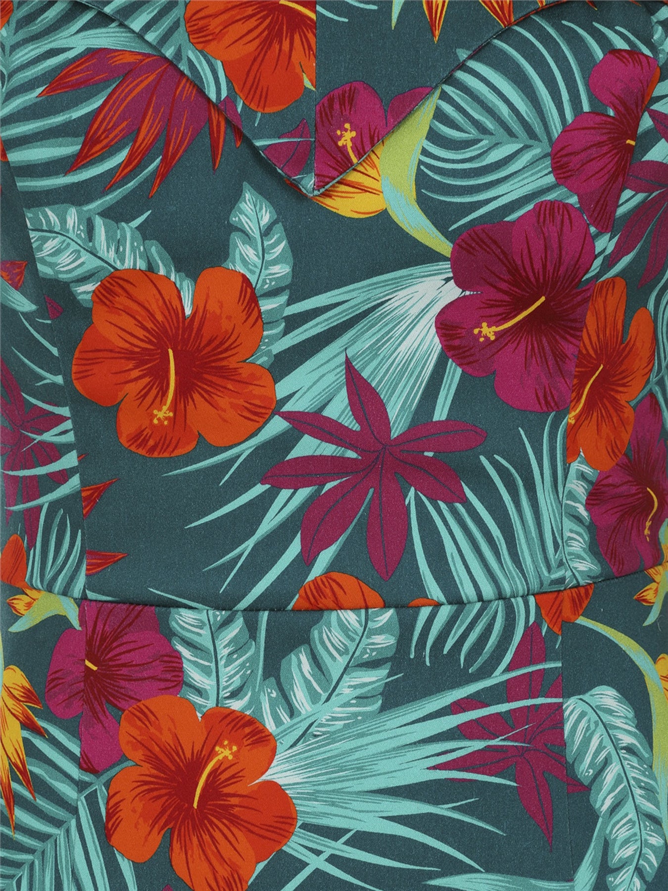 Collectif_KIANA_Tropico_FLOWERS_Palmblatt_TRaeGER_Dress_PENCIL_KLEID_killer_kirsche_8hYNGmHnu01yE4