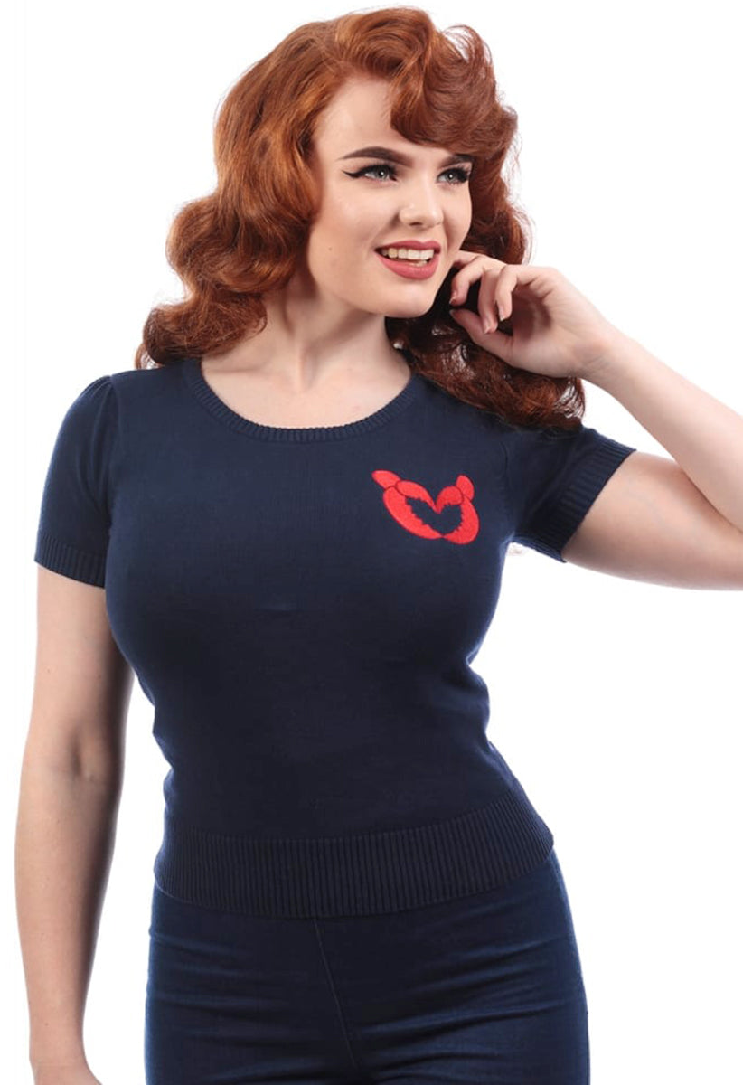 Collectif_LIBBY_Vintage_LOBSTER_LOVE_Feinstrick_Kurzarm_SHIRT_Oberteil-1rOBaVJEeNP3te