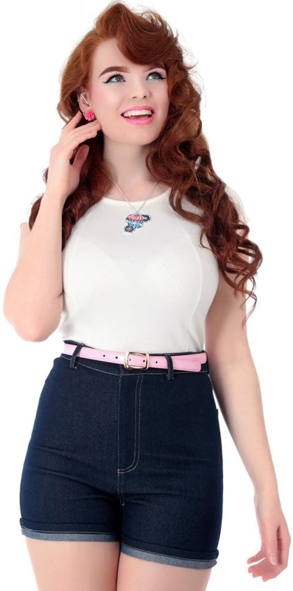 Collectif_LILY_Denim_Vintage_Pin_Up_Jeans_High_Waisted_SHORTS_Hose-12ViCozd9SrRvL