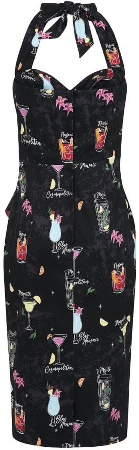 Collectif_LORNA_Tropical_COCKTAIL_MENU_Neckholder_SARONG_Pencil_Dress_KLEID_killer_kirsche_1