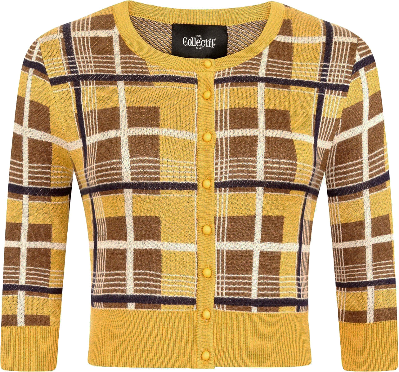 Collectif_LUCY_Vintage_MOONHILL_CHECK_Tartan_CROPPED_50s_Strickjacke_CARDIGAN-2