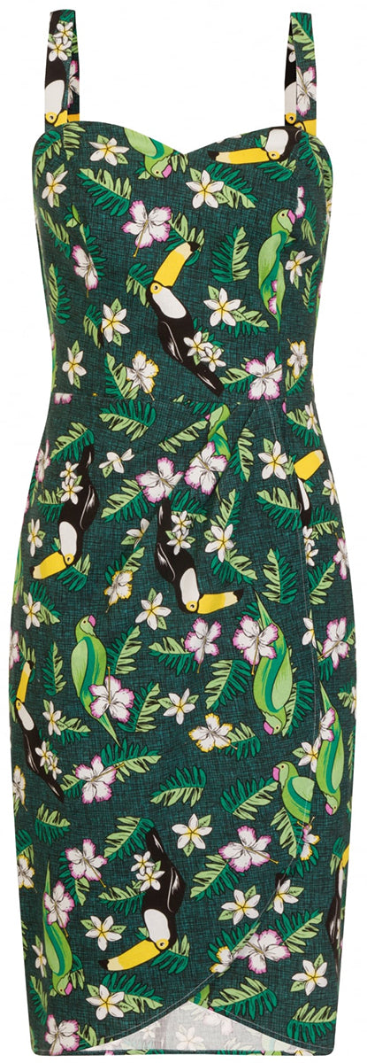 Collectif_MAHINA_Vintage_TROPICAL_BIRD_Hibiscus_Sarong_Dress_KLEID-2