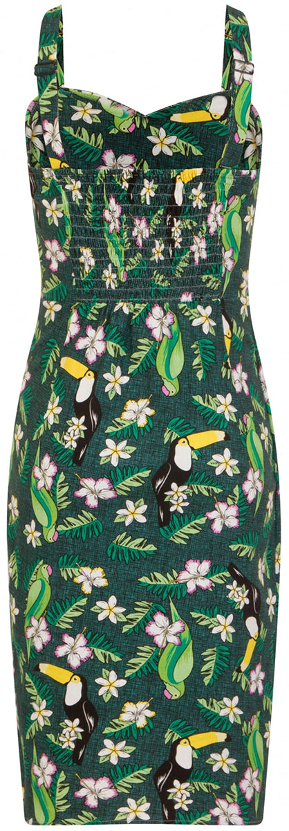 Collectif_MAHINA_Vintage_TROPICAL_BIRD_Hibiscus_Sarong_Dress_KLEID-3