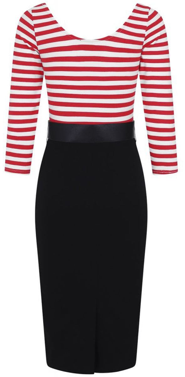 Collectif_MANUELA_Striped_STREIFEN_Bleistiftkleid_PENCIL_DRESS_Rot_killer_kirsche_38ybEpraIPstdq
