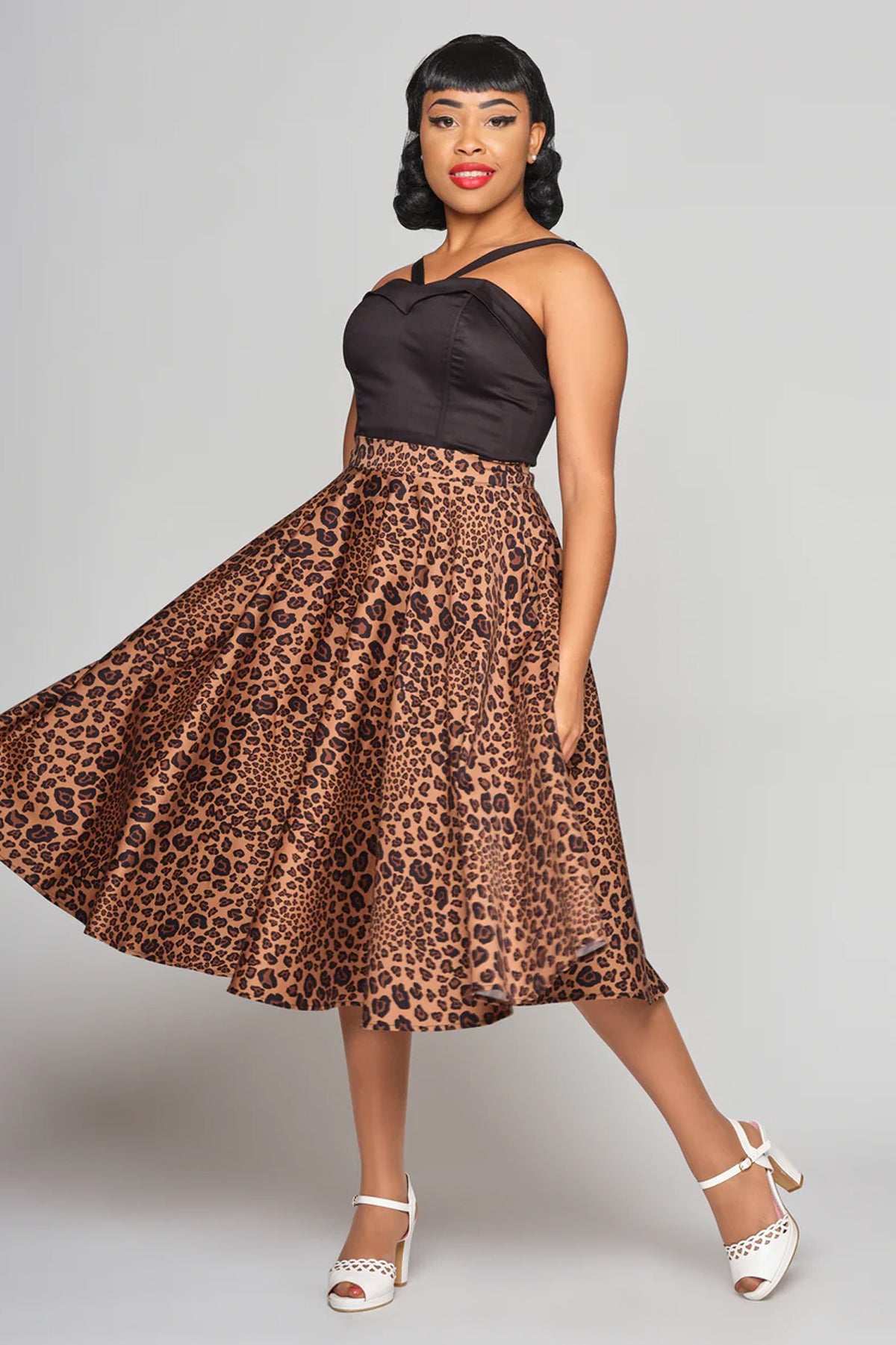 Collectif_MILLA_LEOPARD__Leomuster_Vintage_50s_SWING_SKIRT_Tellerrock-1