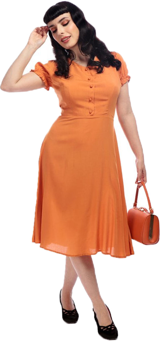 Collectif_MISTY_Vintage_PLAIN_Button_RUFFLE_Kurzarm_SWING_DRESS_Kleid-1SD5U5V4b2e9R1