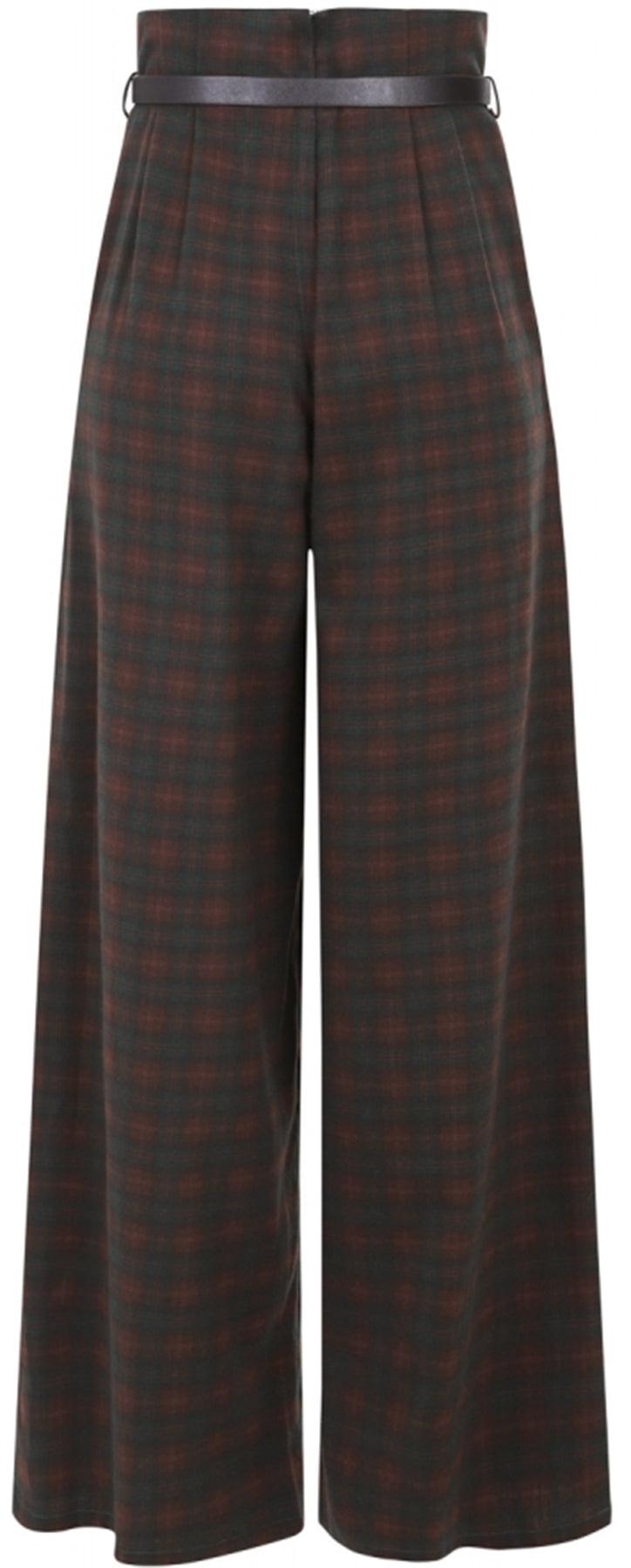 Collectif_MONET_WOODLAND_PINE_CHECK_Retro_High_Waist_MARLENEHOSE_Trousers_killer_kirsche_4KUGYOion7sTYh