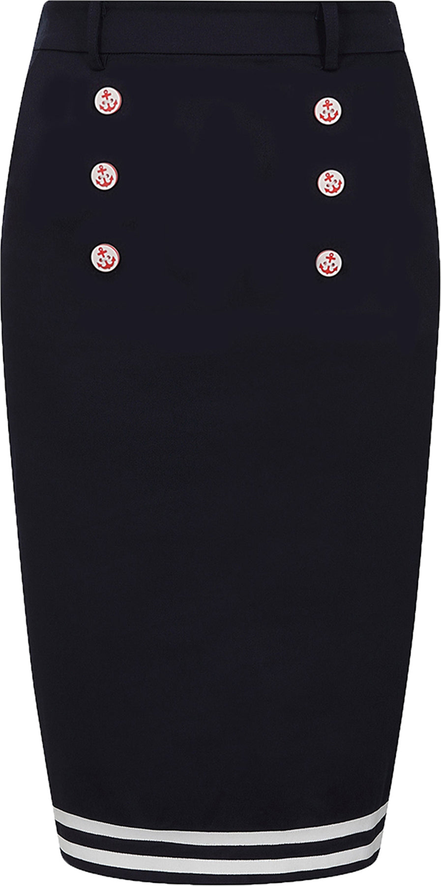 Collectif_NANCY_Vintage_NAUTICAL_Stripes_Anker_50s_PENCIL_SKIRT_Bleistiftrock_killer_kirscheGGSErkaqWEf9u