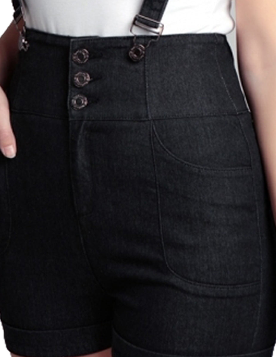Collectif_NOMI_DUNGAREE_SHORTS_Vintage_PLAIN_Button_High_Waisted_traeger_killer_kirsche_2GFia9S0HNpB9L