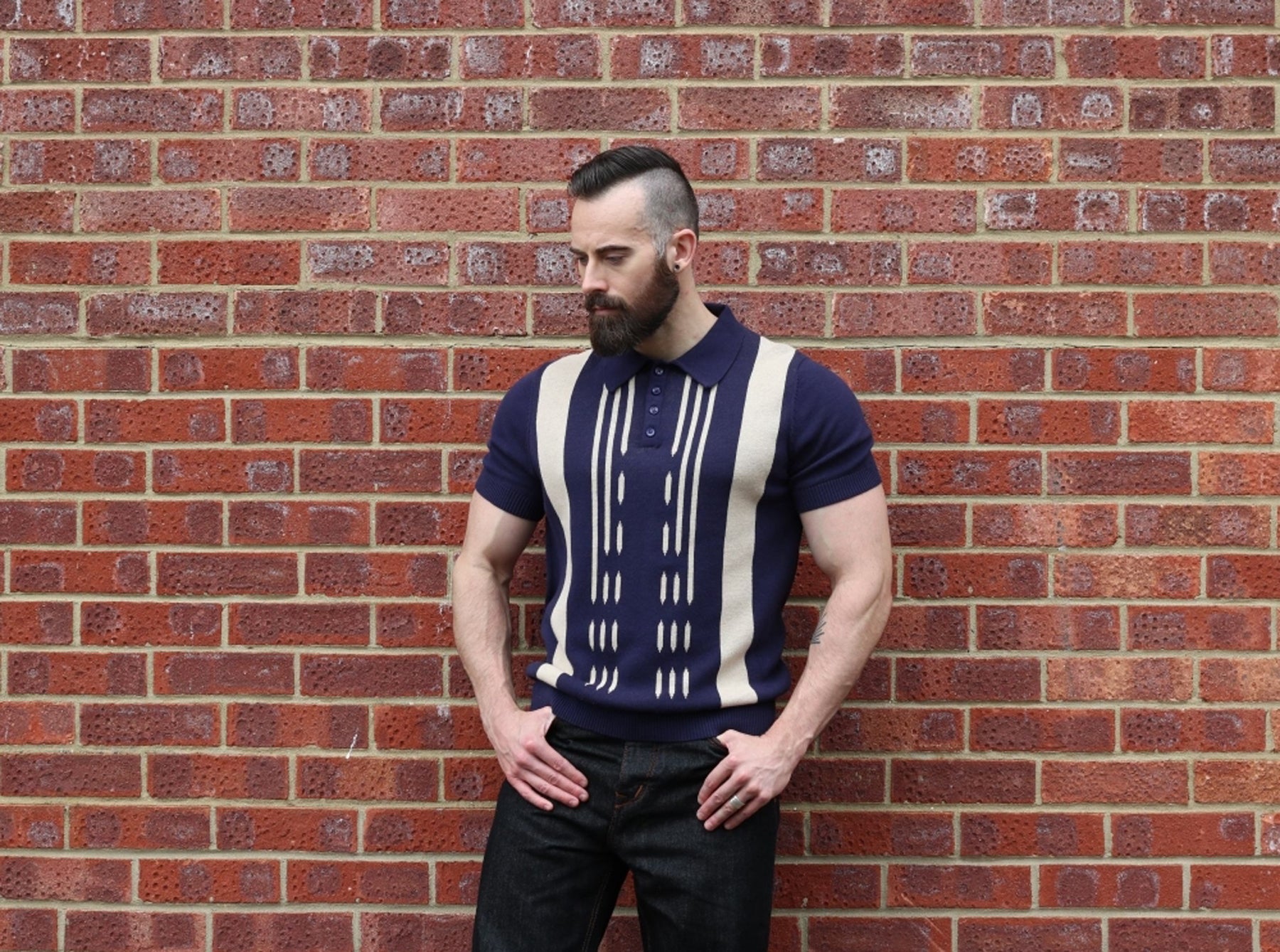 Collectif_PABLO_KENTISH_Knitted_Striped_STREIFEN_Kurzarm_Vintage_POLO_SHIRT_killer_kirsche_8MPRR8oBWCIdFu