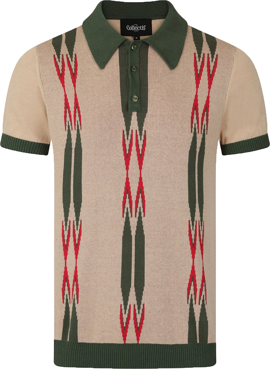 Collectif_PABLO_MARYLEBONE_Vintage_Stripe_Cross_Knitted_Kurzarm_POLO_SHIRT-2