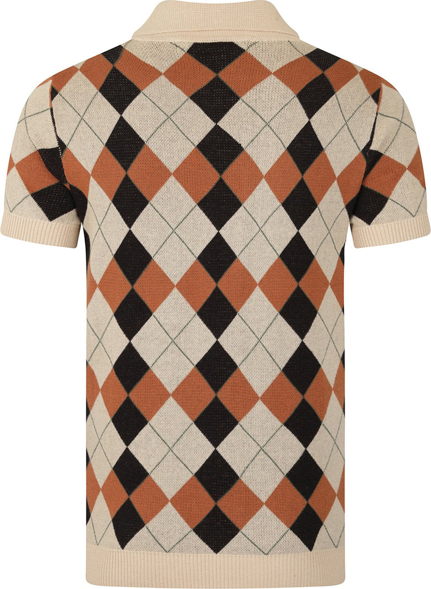 Collectif_PABLO_MUSWELL_HILL_Vintage_ARGYLE_Knitted_Kurzarm_POLO_SHIRT-2Q3cwAEFjWH2VN