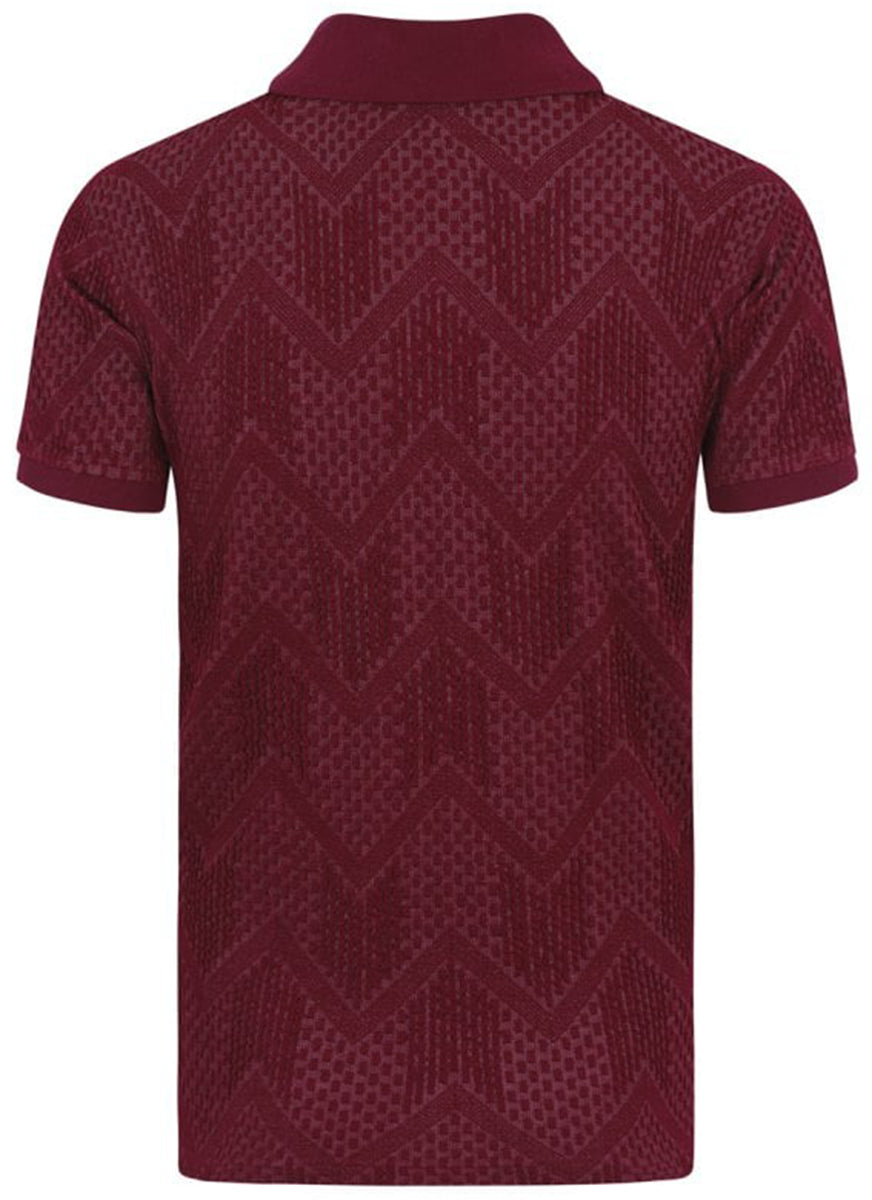 Collectif_PABLO_Vintage_ZICK_ZACK_Knitted_Kurzarm_POLO_SHIRT_Bordeaux-3155JE9d0Pbi5Y