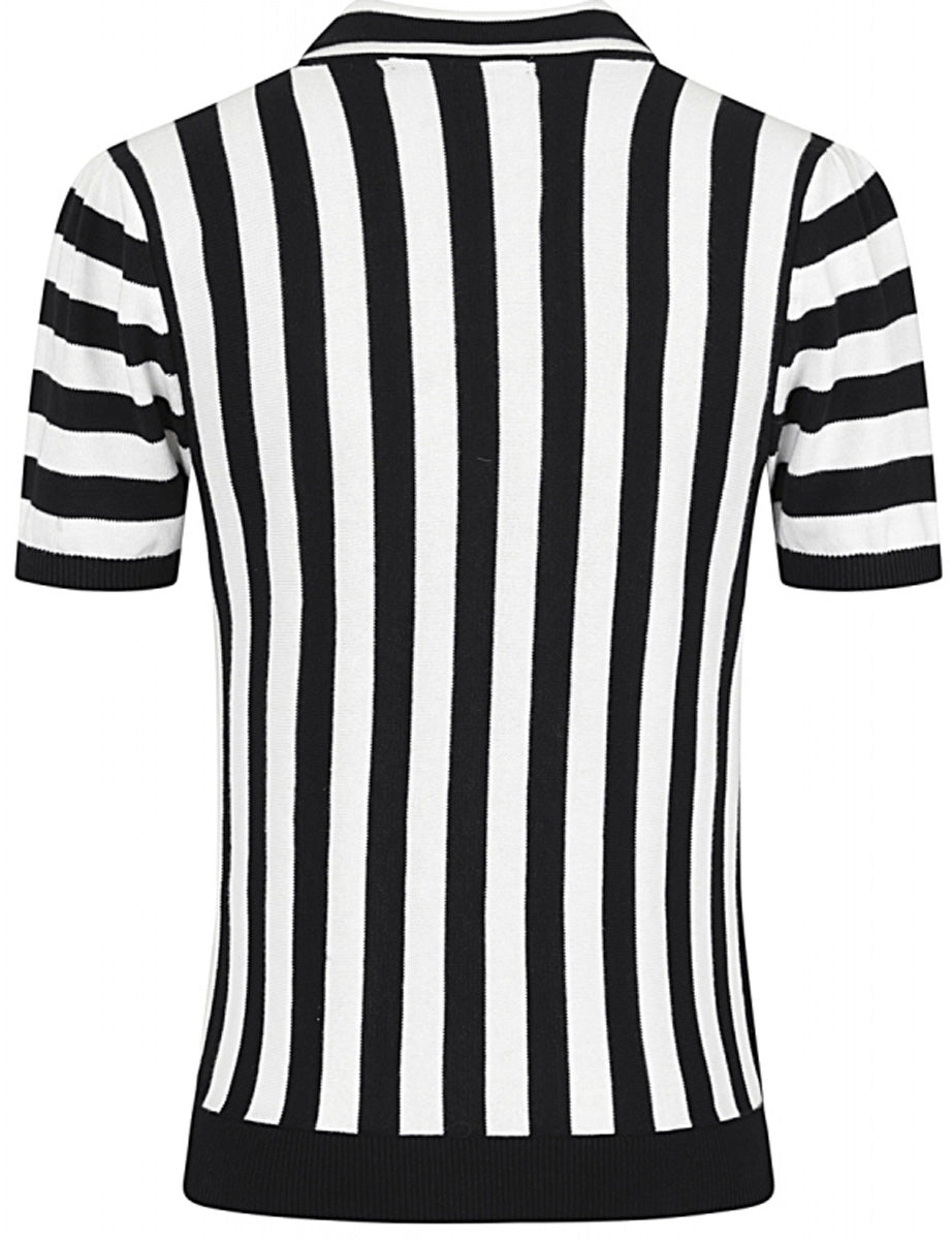 Collectif_PLAILIE_STRIPED_CARDIGAN_kurzarm_Feinstrick_streifen_retro_vintage_rockabilly_killer_kirsche_3