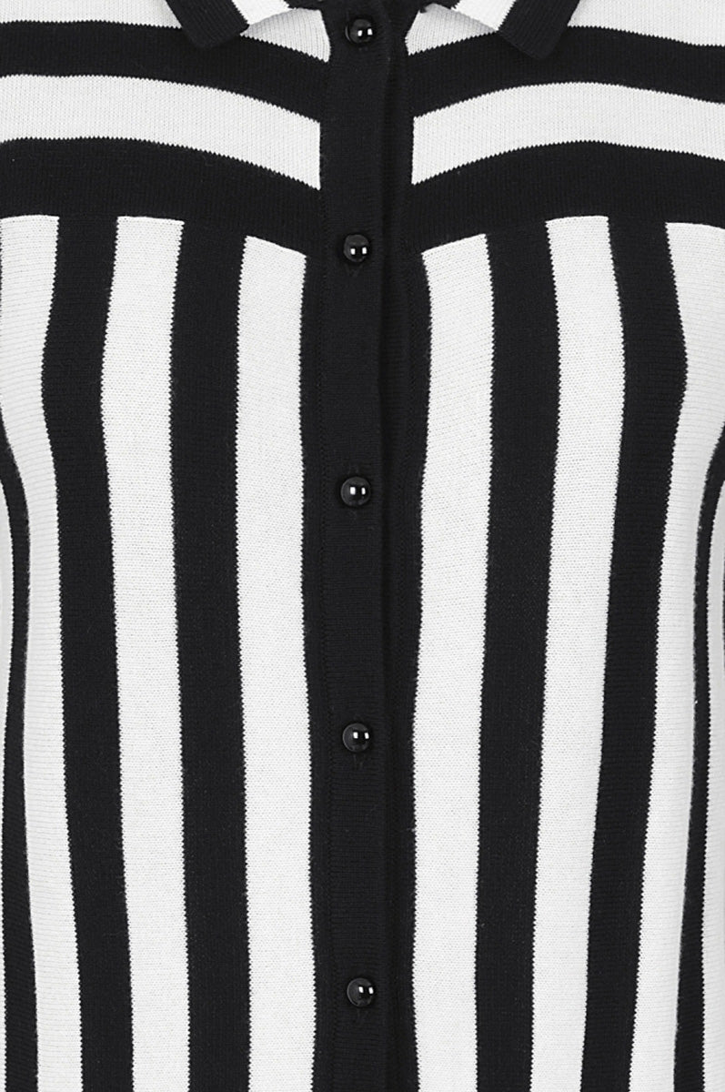 Collectif_PLAILIE_STRIPED_CARDIGAN_kurzarm_Feinstrick_streifen_retro_vintage_rockabilly_killer_kirsche_4