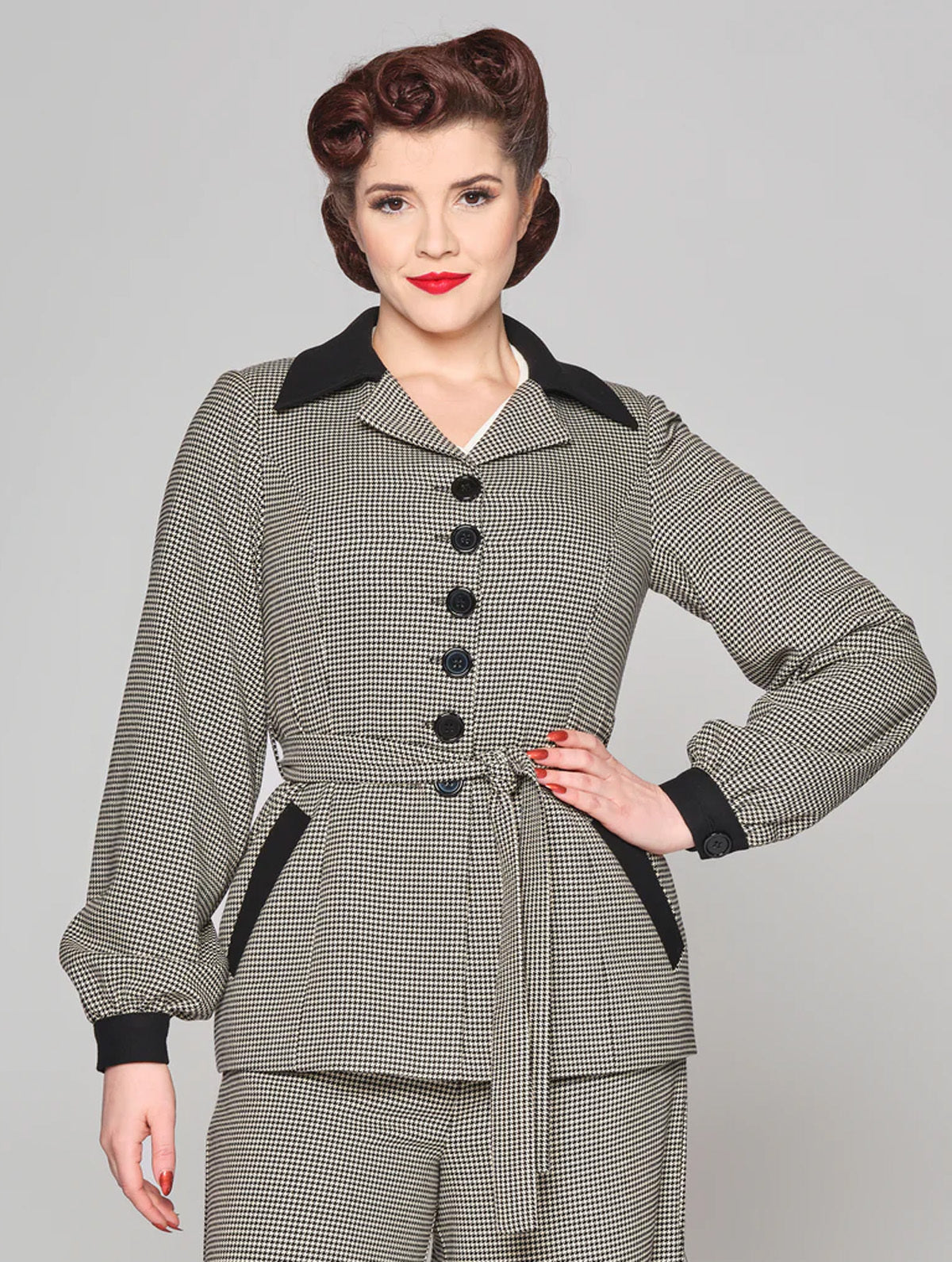 Collectif_ROSEMARY_PUPPYTOOTH_Vintage_Dogtooth_40s_Contrast_JACKET_Jacke-5