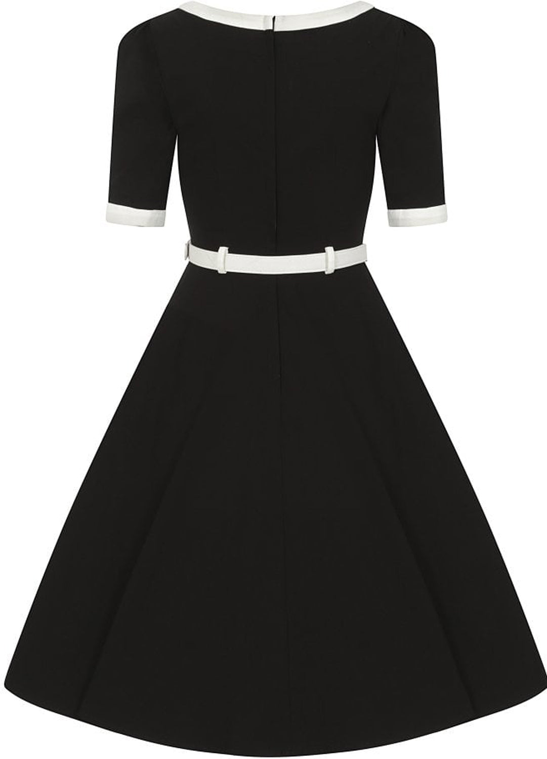Collectif_SADIE_Vintage_BIG_BOW_Halbarm_50s_SWING_DRESS_Kleid_Schwarz_killer_kirsche_1