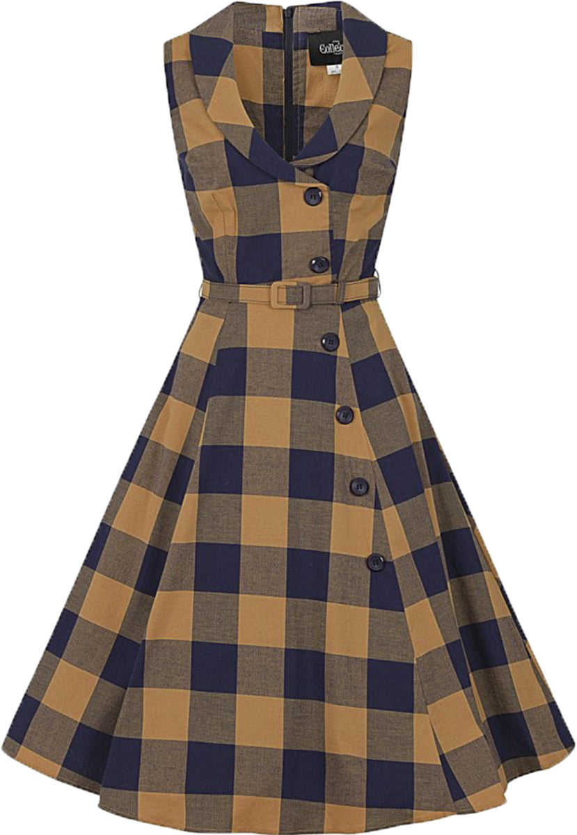 Collectif_SARA_Vintage_NEW_FOREST_CHECK_Karo_Plaid_SWING_Dress_KLEID-3Bhgmjjl17Y1Fh