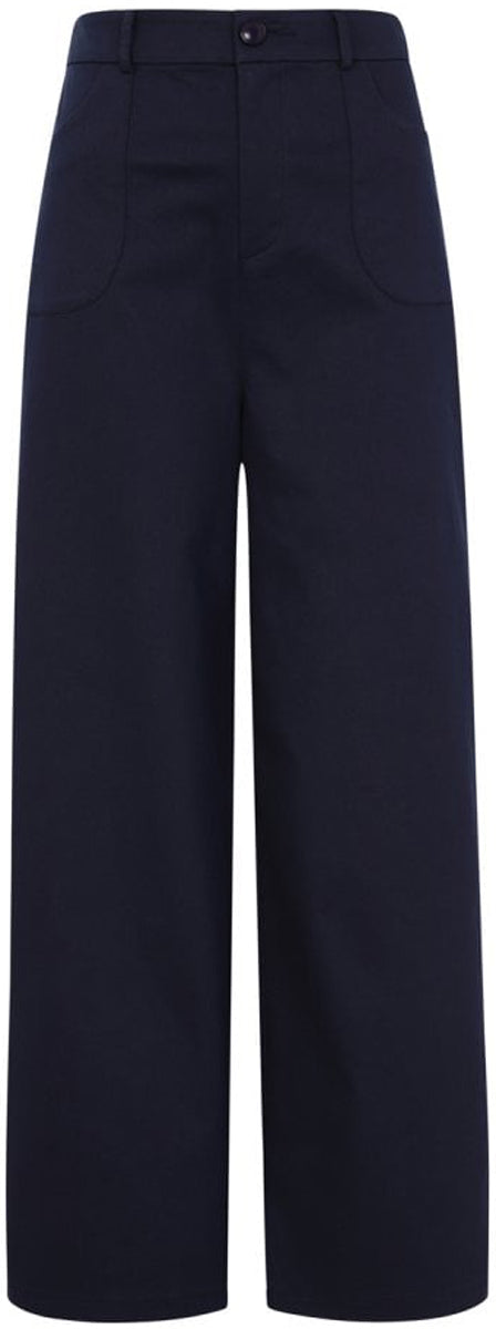Collectif_SOPHIA_Vintage_PLAIN_50s_Wide_Leg_HIGH_WAIST_Marlene_Hose_Navy_killer_kirsche_1