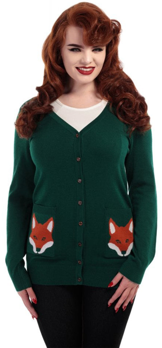Collectif_SYDNEY_Vintage_FOXY_Fucks_Retro_CARDIGAN_Strickjacke_Gruen-1