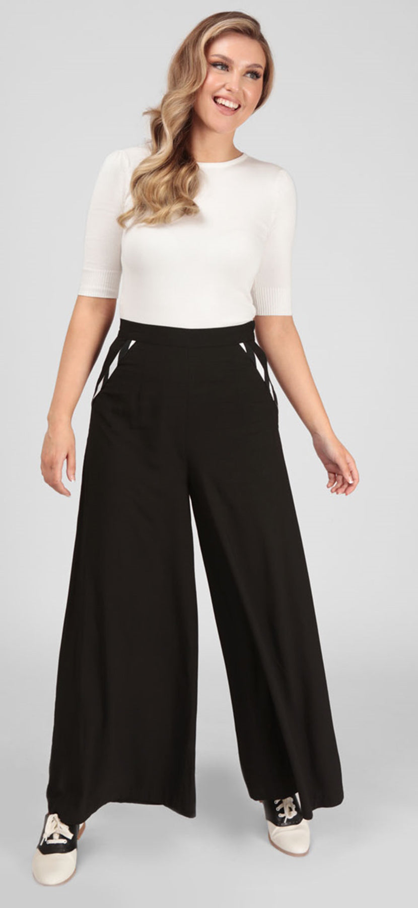 Collectif_Sveva_Wide_Leg_50s_PLAIN_High_Waisted_MARLENE_Schwarz_killer_kirsche_2KwvJxbX5I8ZKD