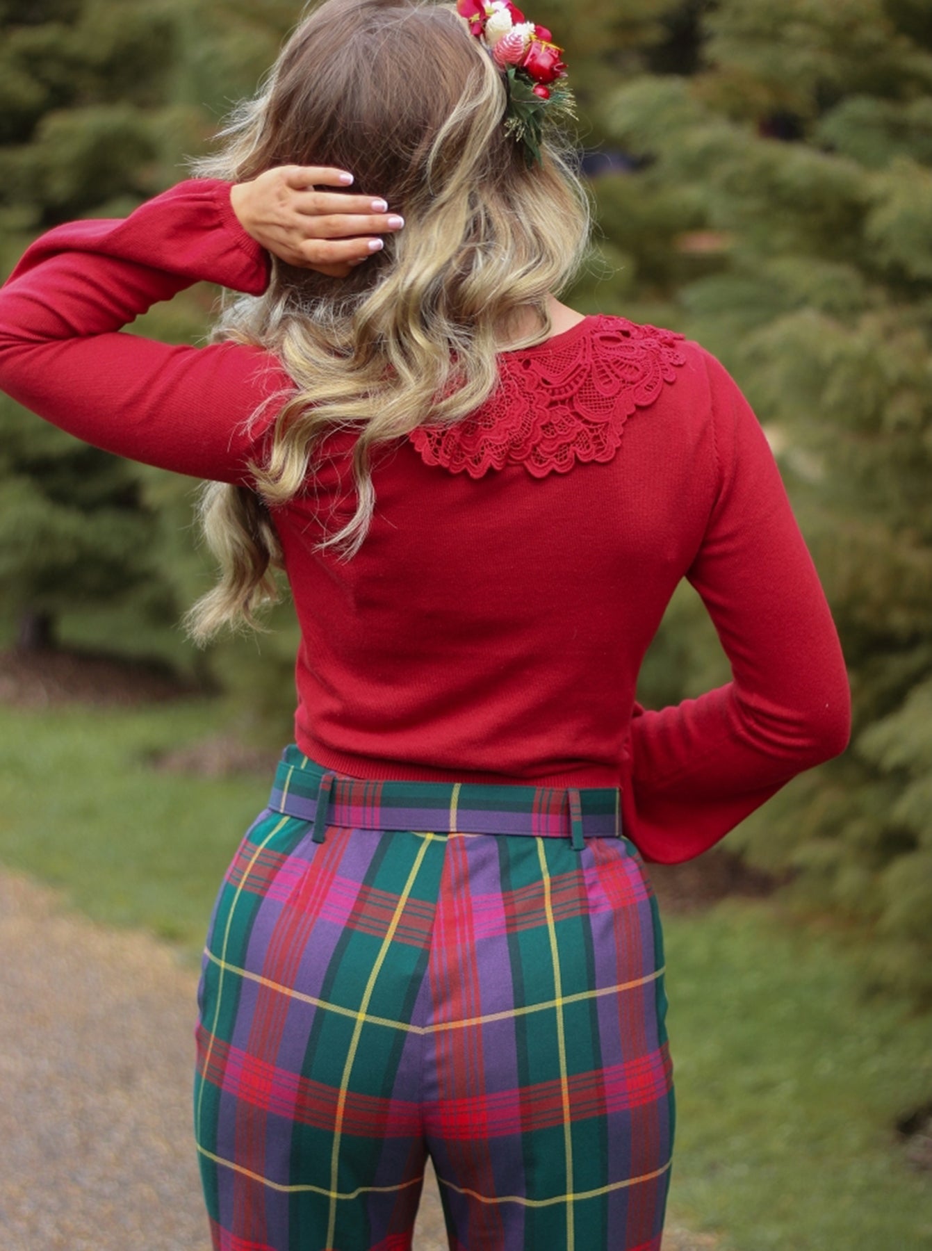 Collectif_THEA_ETUDE_CHECK_Tartan_HIGH_WAIST_Hose_CIGARETTE_TROUSERS_Pants_killer_kirsche_4XbIpAT6K1egkJ