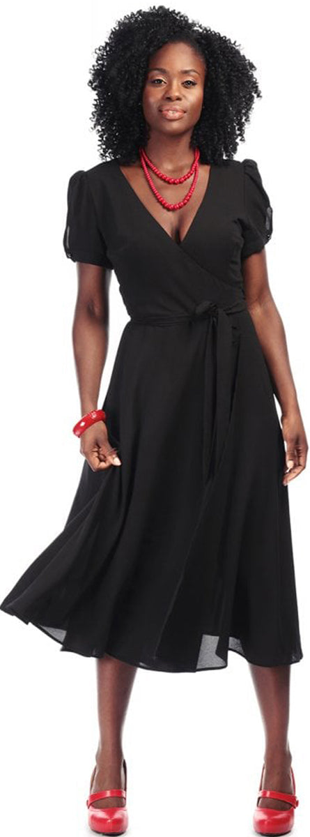 Collectif_WILHMA_Plain_Vintage_V-Neck_WRAP_Dress_SWING_Wickelkleid_killer_kirschebcHakajFUIzrS