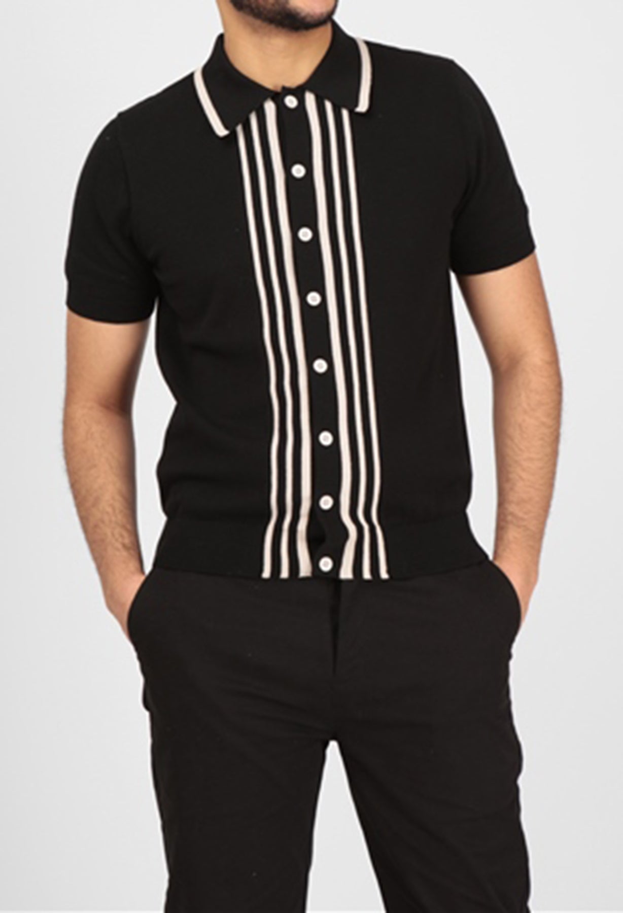 Collectif_WILLIAM_Vintage_Knitted_Strickshirt_Retro_Oberteil_Menswear_-_Schwarz_killer_kirsche_2