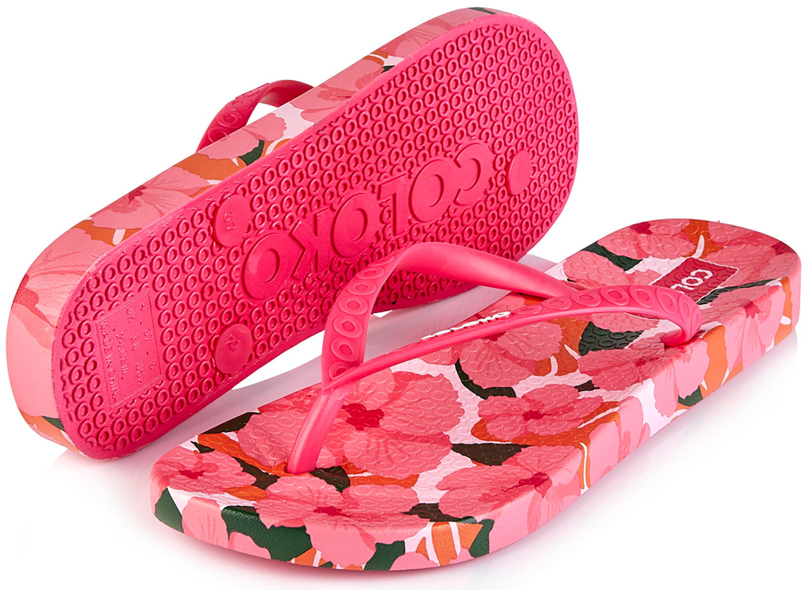 Coloko_HIBISCUS_Flip_Flops_TROPICAL_Blumen_Badeschuhe_ZEHENTRENNER-1