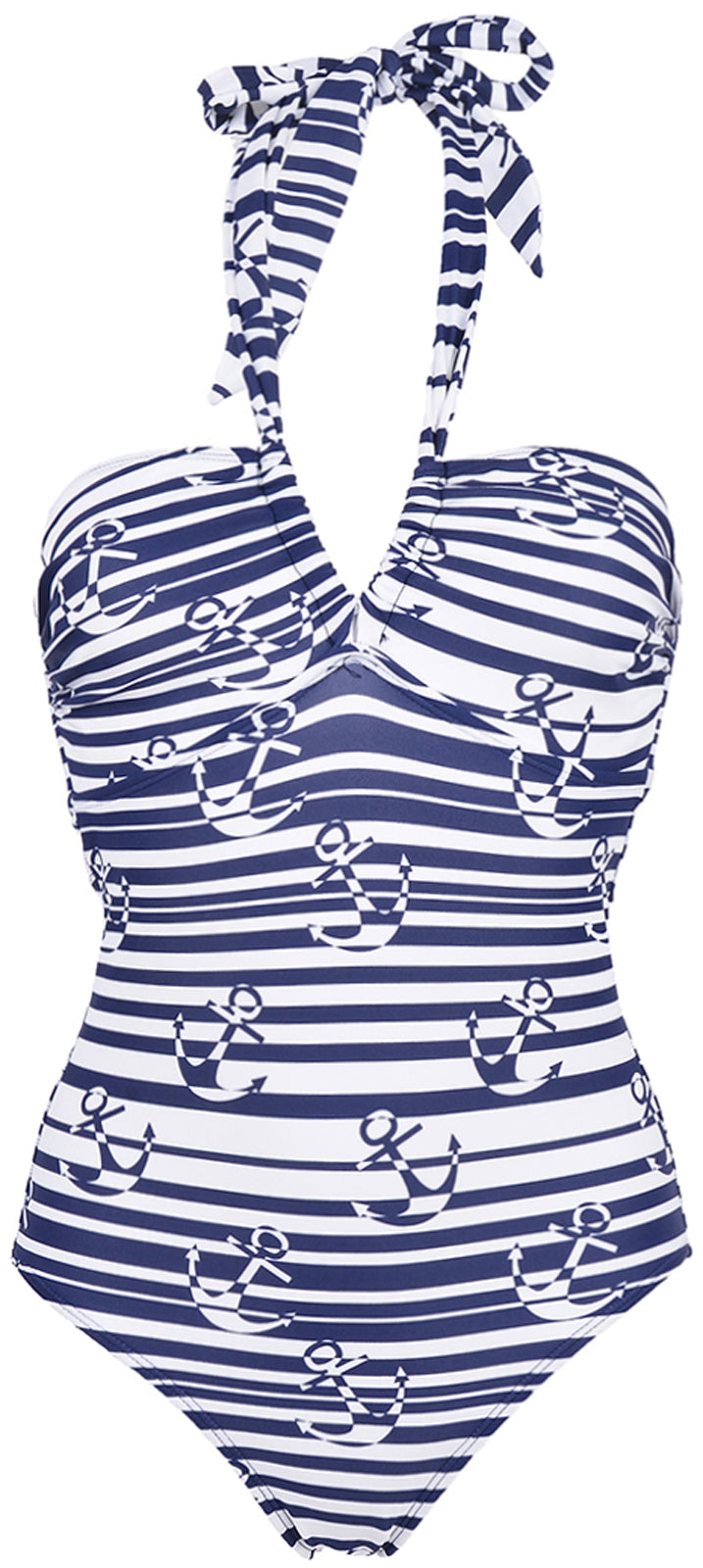 Cute_50s_ANCHOR_Retro_Streifen_Pin_Up_BADEANZUG_-_Blau_killer_kirscheQF4BYC39OoeTB