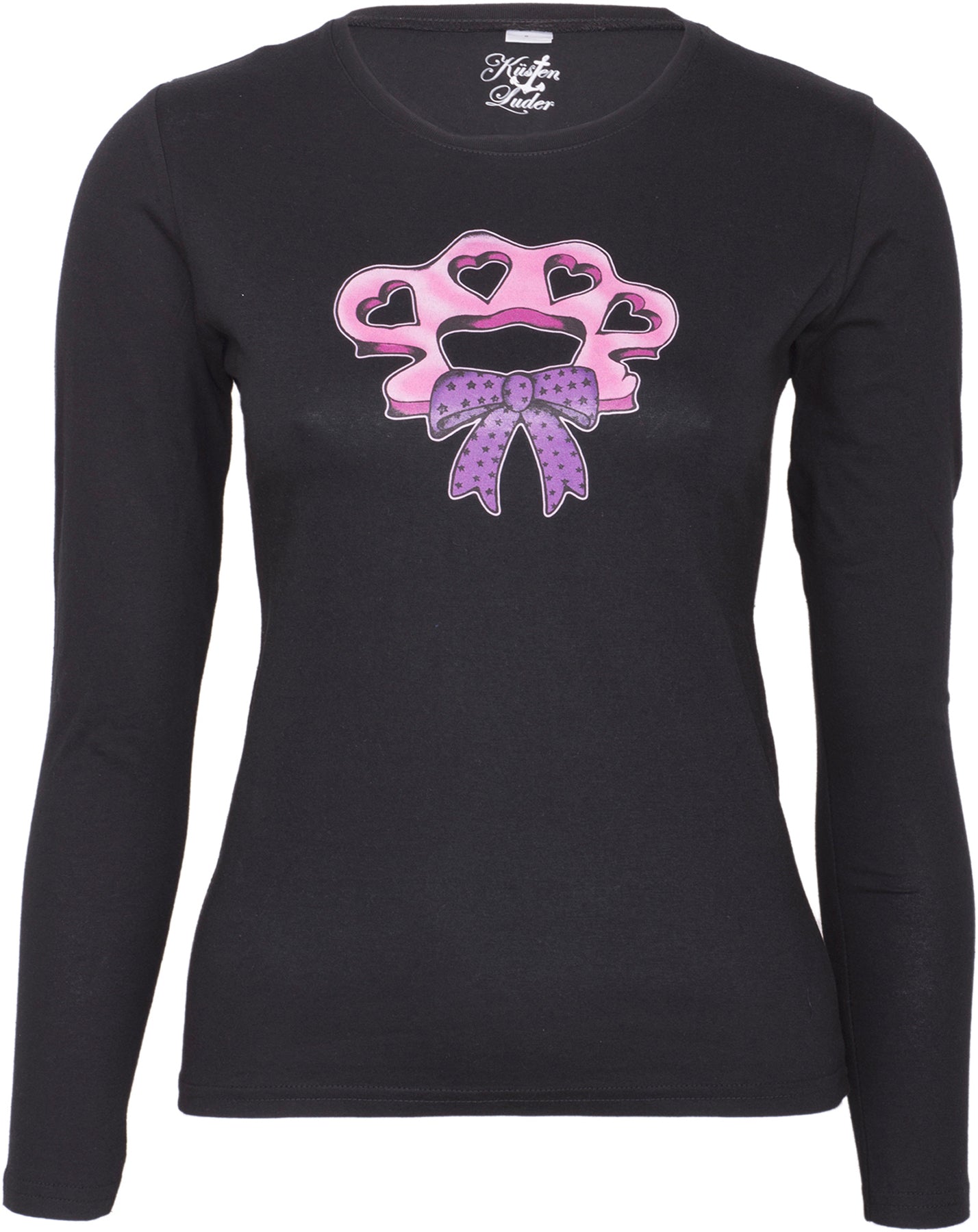 Cute_BRASSKNUCKLE_Bow_HEART_Longsleeve_killer_kirsche