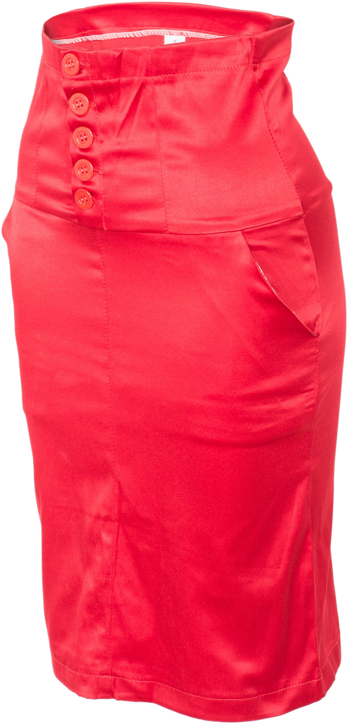 Cute_BUTTONED_High_Waisted_Satin_PENCIL_Skirt_ROCK_-_Kirschrot-3KYxMAzFEw46fk