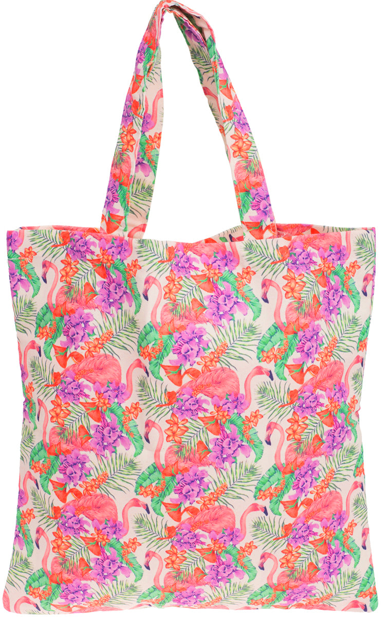 Cute_FRANGIPANI_Tiki_FLAMINGO_Canvas_SHOPPER_Tasche_killer_kirscheEWjBFJoyKVeWt