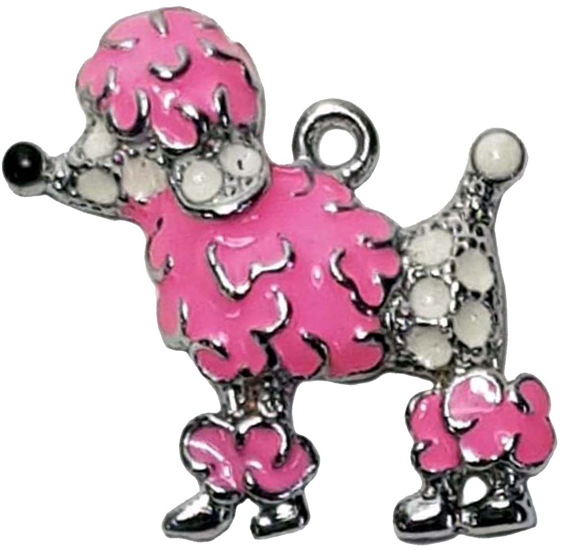 Cute_Fifties_POODLE_Pudel_Retro_HALSKETTE_pink