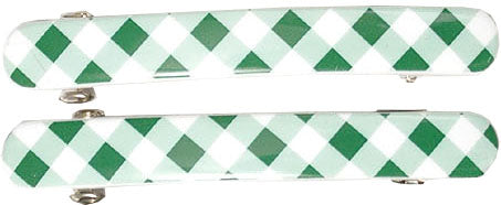 Cute_GINGHAM_Cover_Haarspange_gruen