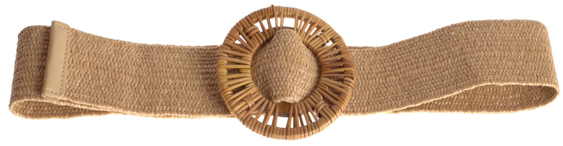Cute_ISALIE_WICKER_Vintage_BAST_Raffia_Stretch_TAILLENGueRTEL_Belt_-_Natur_Killer_Kirsche-1
