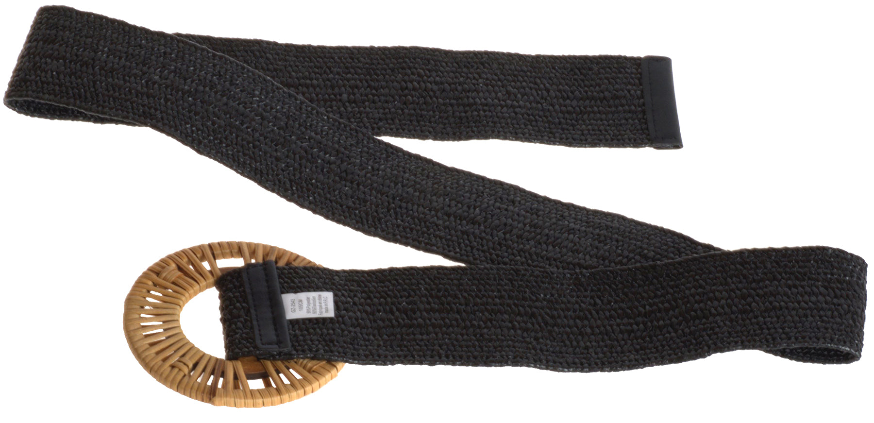 Cute_ISALIE_WICKER_Vintage_BAST_Raffia_Stretch_TAILLENGueRTEL_Belt_-_Schwarz_Killer_Kirsche-3