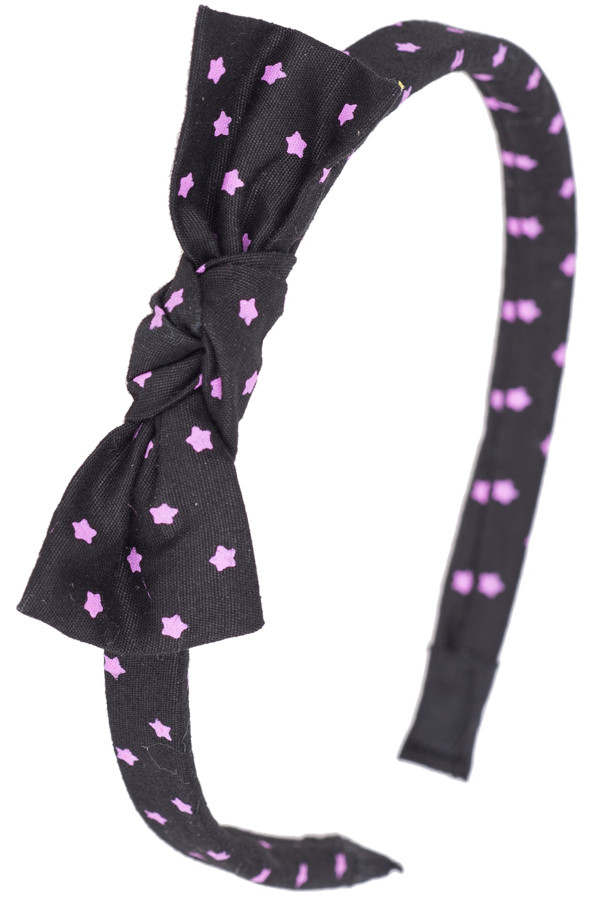Cute_IVELISSE_STARS_Sterne_allover_HAARREIF_mit_SCHLEIFE_-_Schwarz-Pink_killer_kirscheMDfA377hD738b