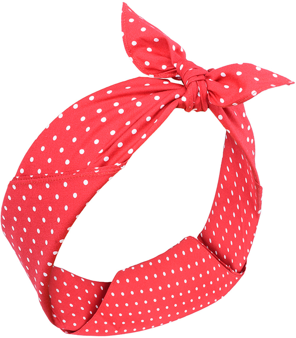 Cute_MITZIE_50s_POLKA_DOTS_Punkte_Pin_Up_Nickituch_BANDANA_rotZBhNzEj4rORXl