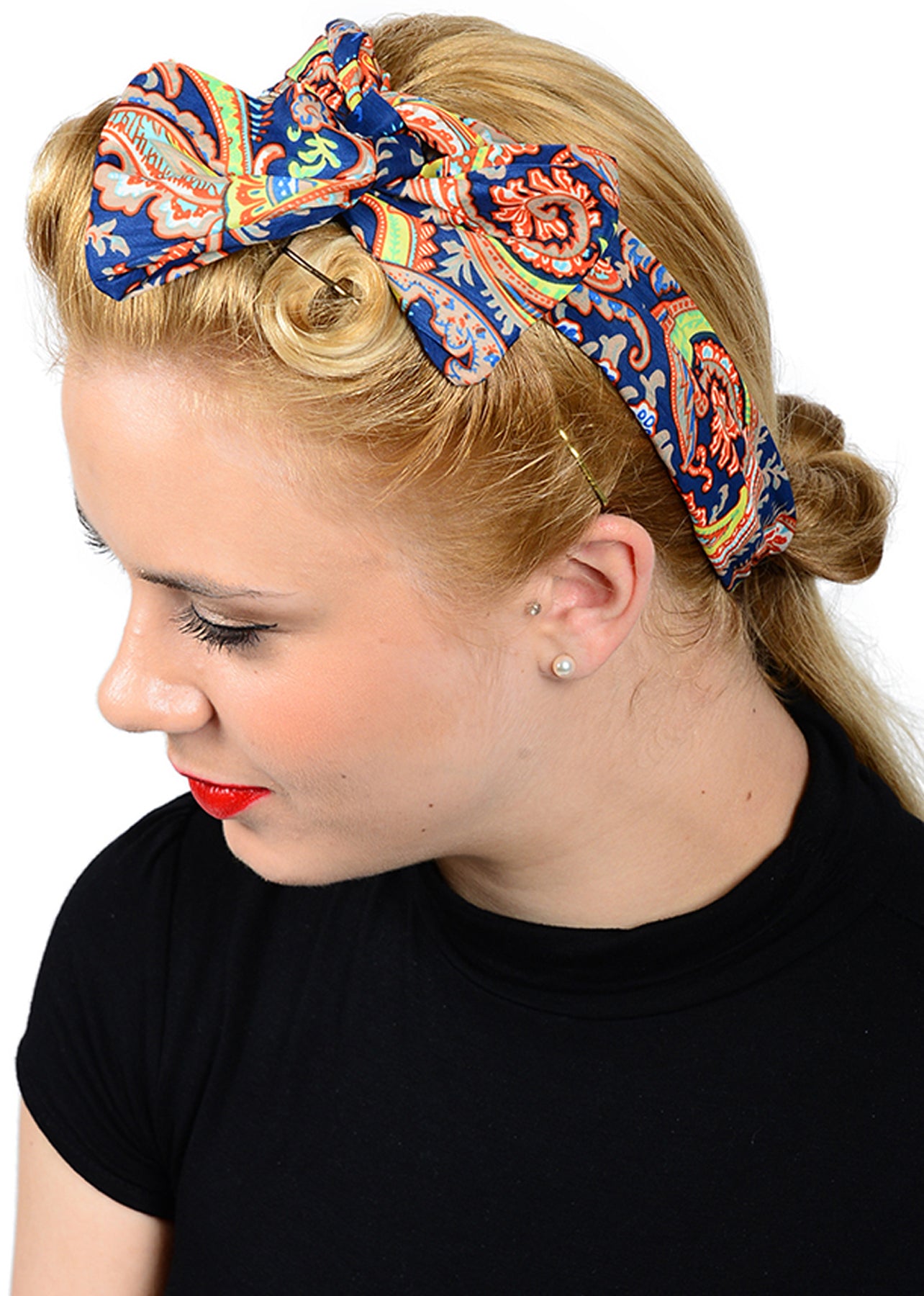 Cute_PAISLEY_Schleifen_BOW_Blueten_Haarband_-_Blau_killer_kirscheP3ZZsAbe5EskP