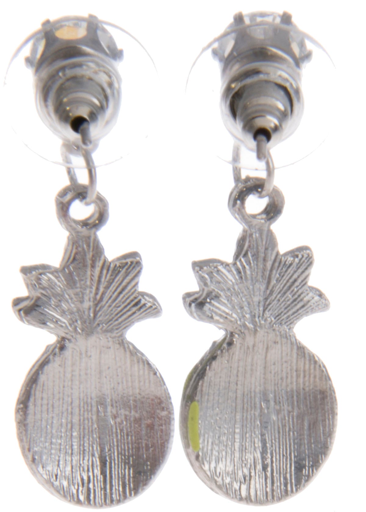 Cute_PINEAPPLE_Vintage_Tropical_ANANAS_Glitzerstein_OHRSTECKER-4