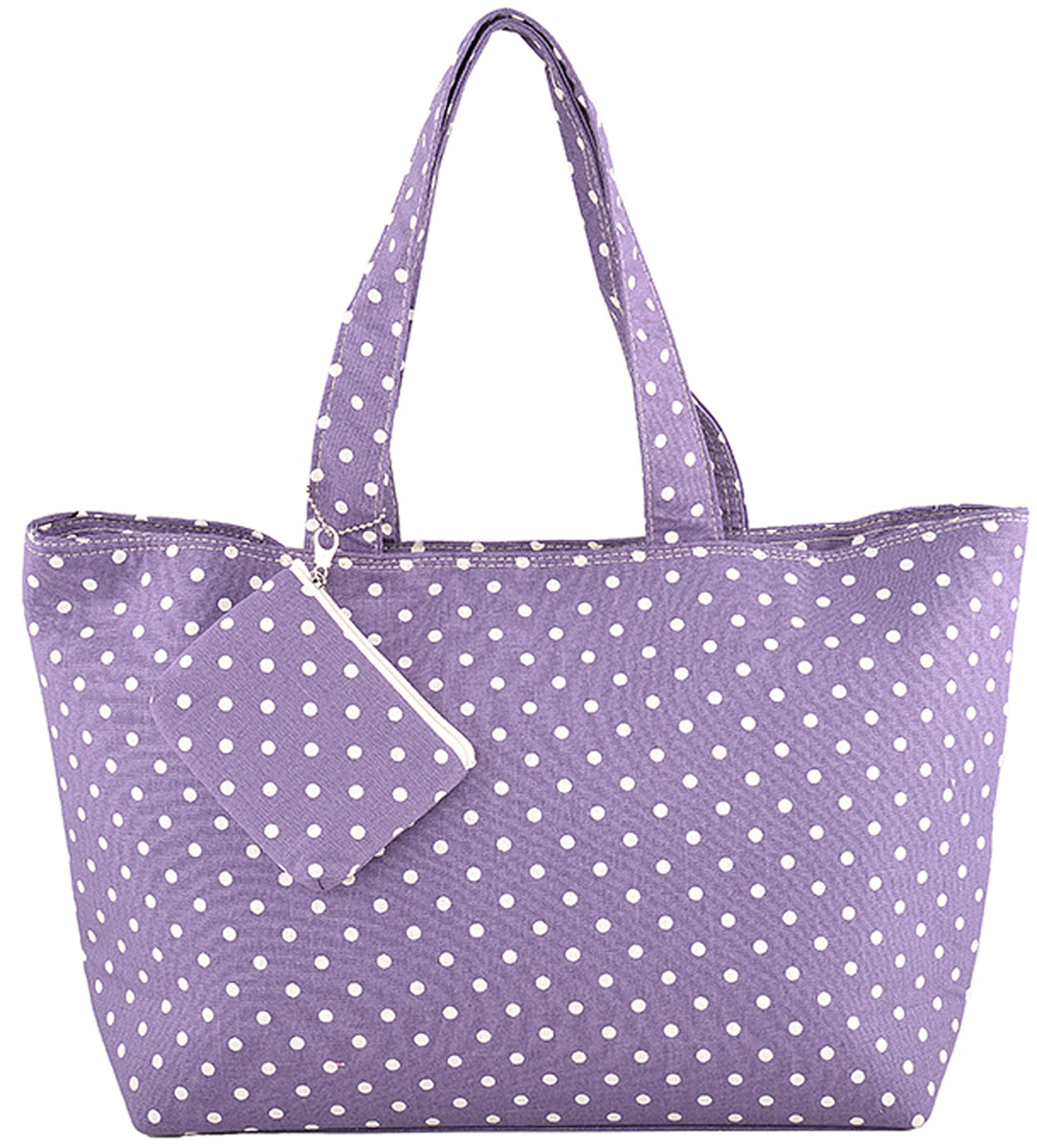 Cute_Retro_POLKA_DOTS_50s_Punkte_SHOPPER_Tasche_lila_killer_kirscheadfvNpzNJ1NTV