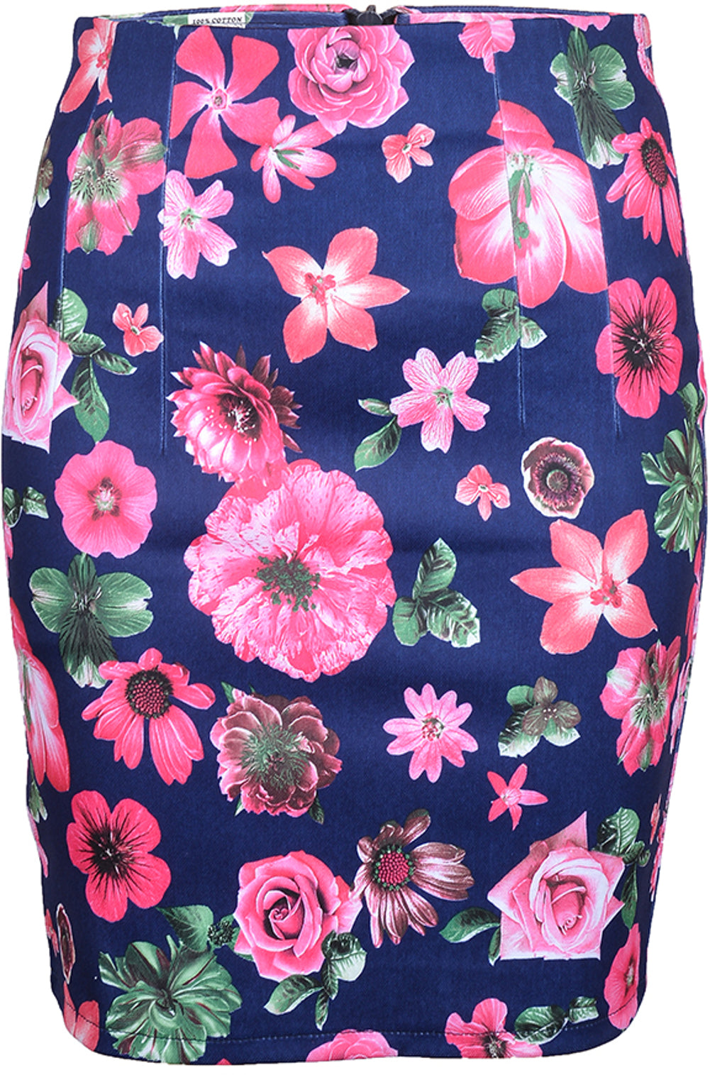 Cute_Retro_ROSES_50s_Flower_Pin_Up_PENCIL_SKIRT_Rock_-_Blau