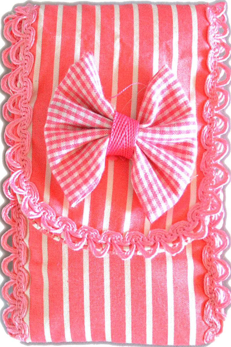 Cute_Ruffle_Gingham_BOW_Streifen_HANDYTASCHEw8yWWZSjTmy7D